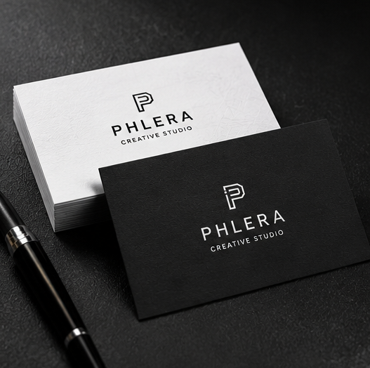 Phlera Creative Projects Business Cards That Make a Lasting Impression. Explore professional business card designs and branding concepts by Phlera. Our approach combines thoughtful typography, visual identity and premium presentation to transform a simple business card into a memorable brand touch point.